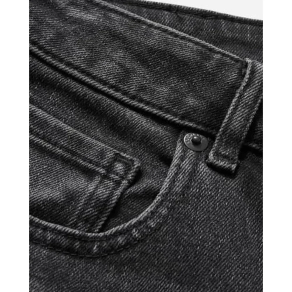 Everlane The Curvy Cheeky Straight Jean Stretch Washed Black Size 34 - Picture 6 of 10